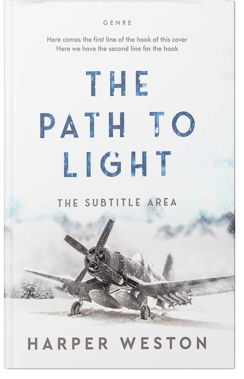 Front view of Premade Historical Book Cover - Black Haze