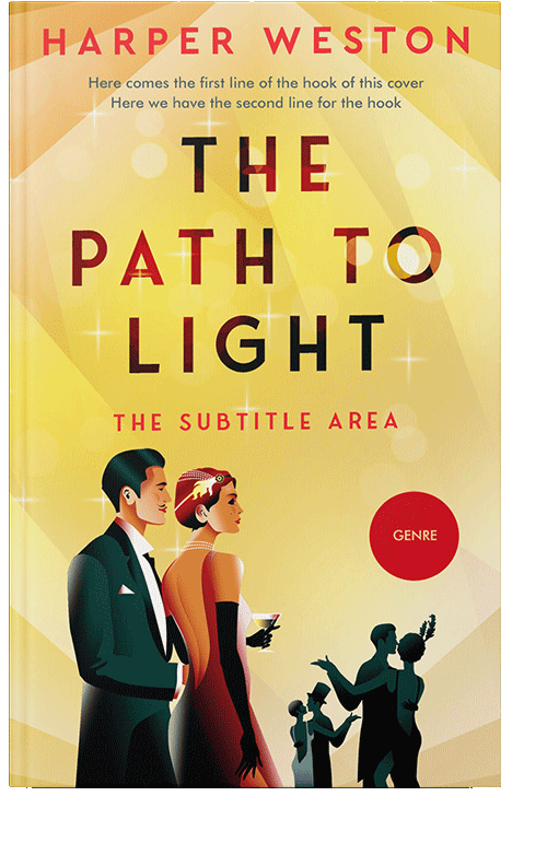 Front view of Golden Sand #23057 - Premade Historical Book Cover