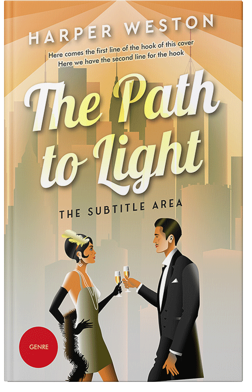 Front view of Straw #23058 - Premade Historical Book Cover