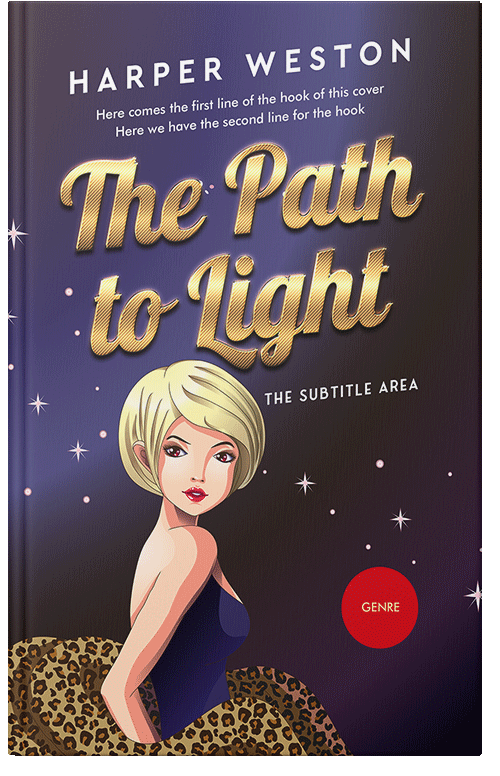 Front view of Martinique #23060 - Premade Chick Lit Book Cover