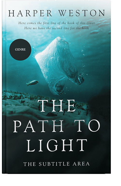 Front view of Jagged Ice #23066 - Premade Science & Nature Book Cover