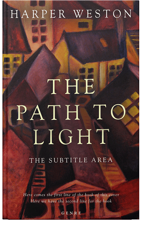 Front view of Tamarind #23074 - Premade Romance Book Cover