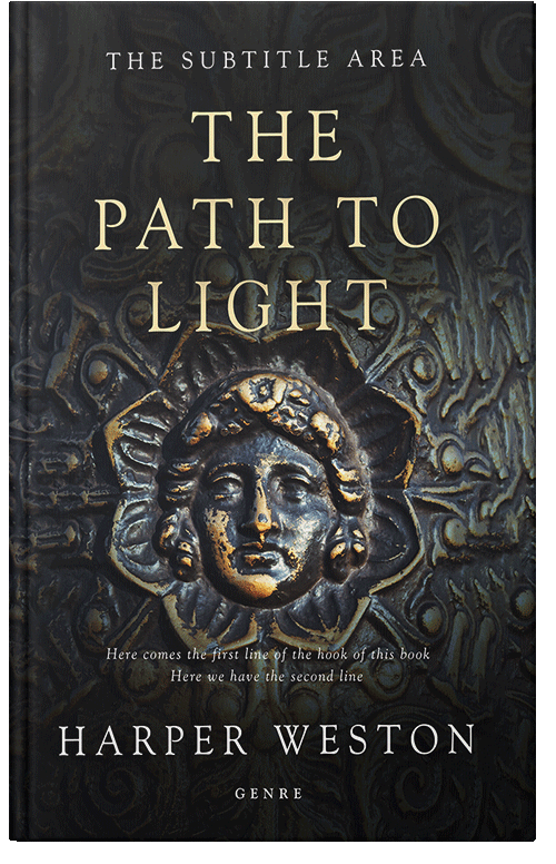 Front view of Premade Religion & Spirituality Book Cover - Shark