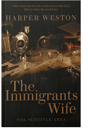 Pre Made Book Cover Driftwood