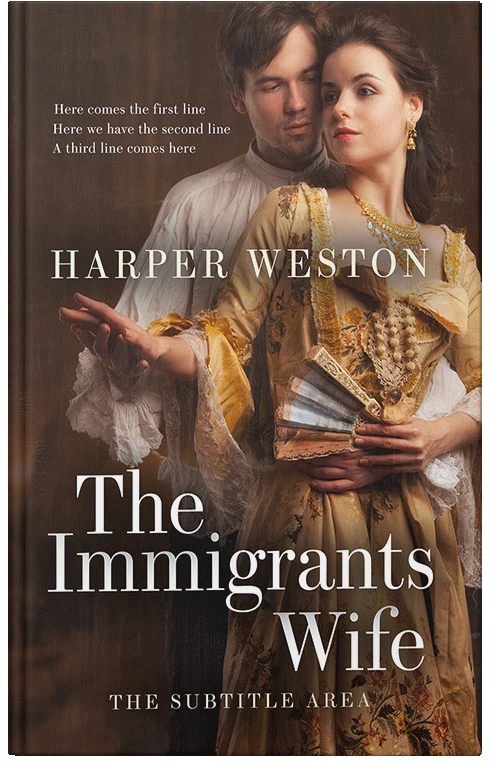 Front view of Cork #23092 - Premade Romance Book Cover