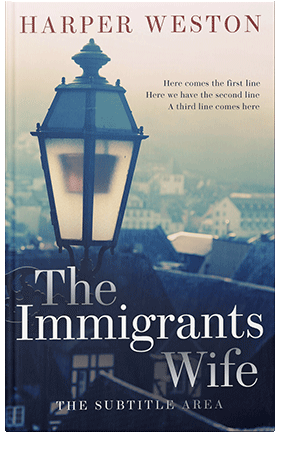 Pre Made Book Cover White Rock