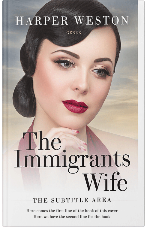 Front view of Premade Historical Book Cover - Dust Storm