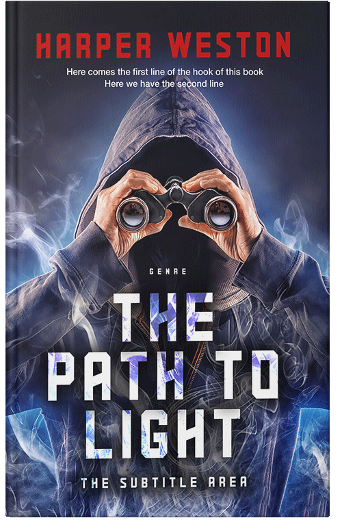 Front view of Premade Mystery & Thriller & Suspense Book Cover - Ebony Clay