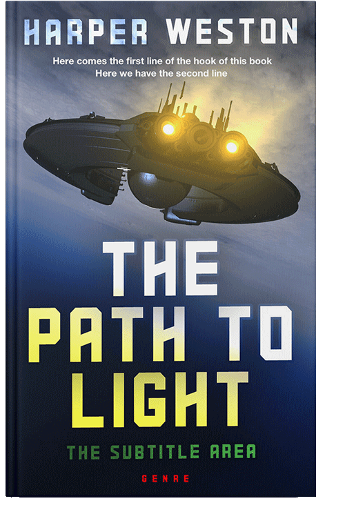 Front view of Ebony Clay #23127 - Premade Science Fiction Book Cover