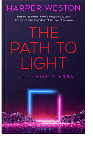 Pre Made Book Cover Black Rock