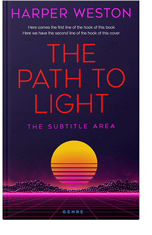 Pre Made Book Cover Black Rock