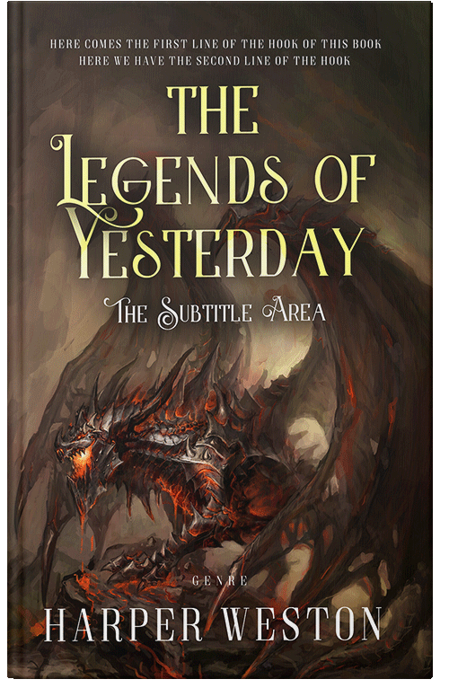 Front view of Premade Fantasy Book Cover - Cork