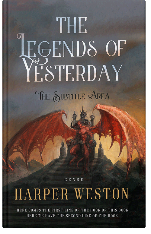 Front view of Premade Fantasy Book Cover - Masala