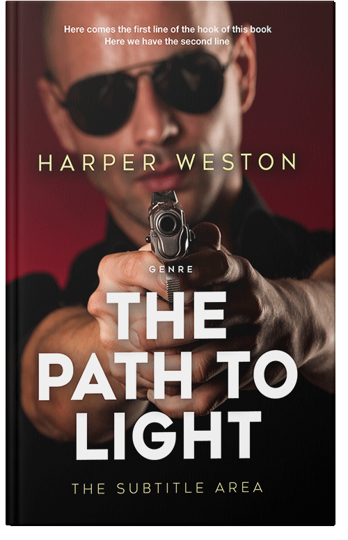 Front view of Coffee Bean #23144 - Premade Mystery & Thriller & Suspense Book Cover