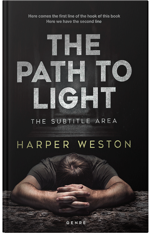 Front view of Premade Mystery & Thriller & Suspense Book Cover - Silk