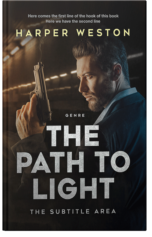 Front view of Premade Mystery & Thriller & Suspense Book Cover - Zeus