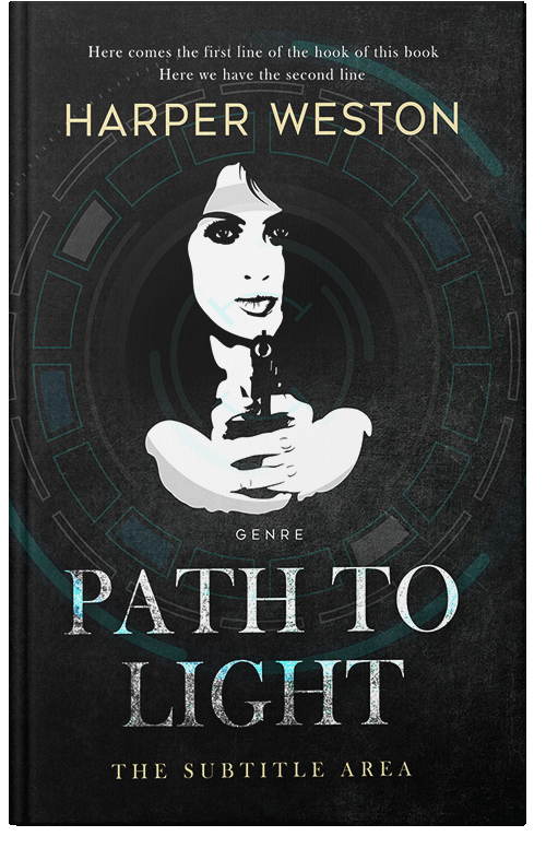 Front view of Premade Mystery & Thriller & Suspense Book Cover - Woodsmoke