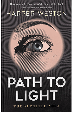 Pre Made Book Cover Cavern Pink