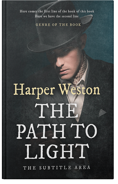 Front view of Shark #23155 - Premade Mystery & Thriller & Suspense Book Cover