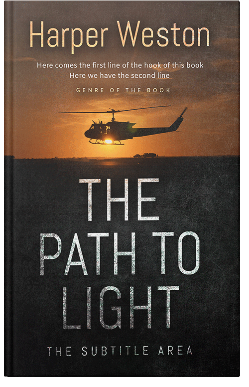 Front view of Zeus #23156 - Premade Action & Adventure Book Cover