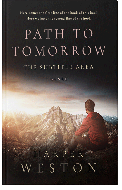 Front view of Gondola #23164 - Premade Health & Mind & Body Book Cover