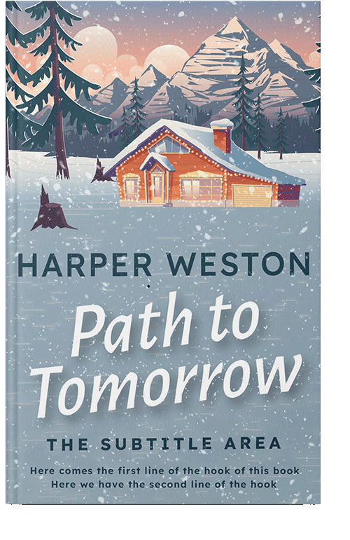 Front view of Gull Gray #23169 - Premade Literary Fiction Book Cover