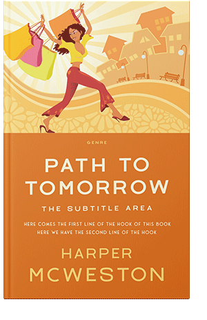 Pre Made Book Cover Fire Bush