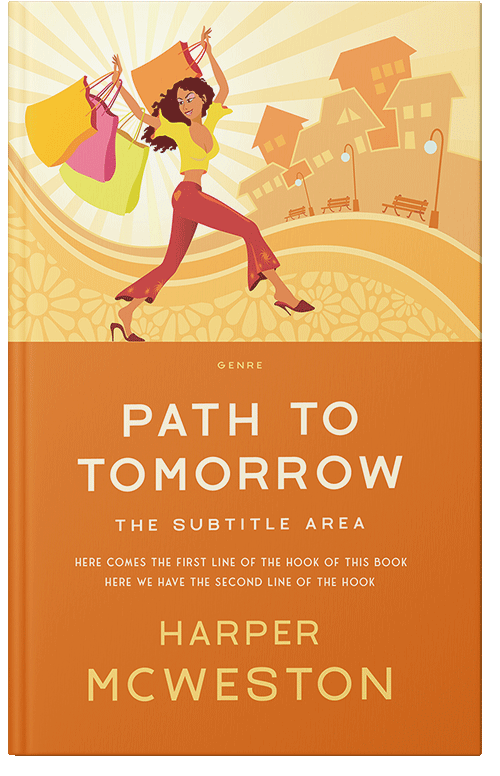 Front view of Fire Bush #23172 - Premade Chick Lit Book Cover