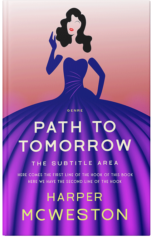 Front view of Premade Royal Romance Book Cover - Deep Koamaru