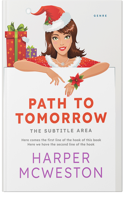 Front view of Valencia #23176 - Premade Chick Lit Book Cover