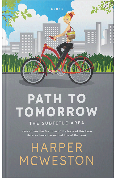 Front view of Oslo Gray #23179 - Premade Travel Book Cover