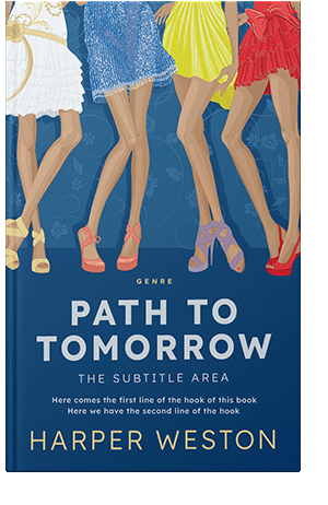 Pre Made Book Cover Tan