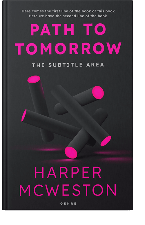 Front view of Shark #23189 - Premade Abstract Book Cover | BookCoverZone