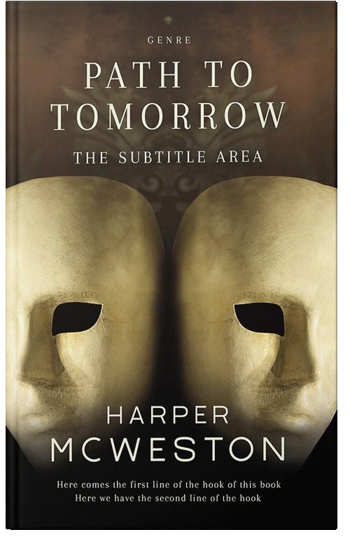 Front view of Premade Mystery & Thriller & Suspense Book Cover - Black Marlin