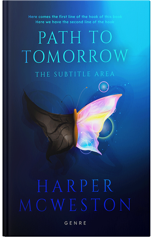 Front view of Black Pearl #23206 - Premade Self-Improvement & Self-Help Book Cover