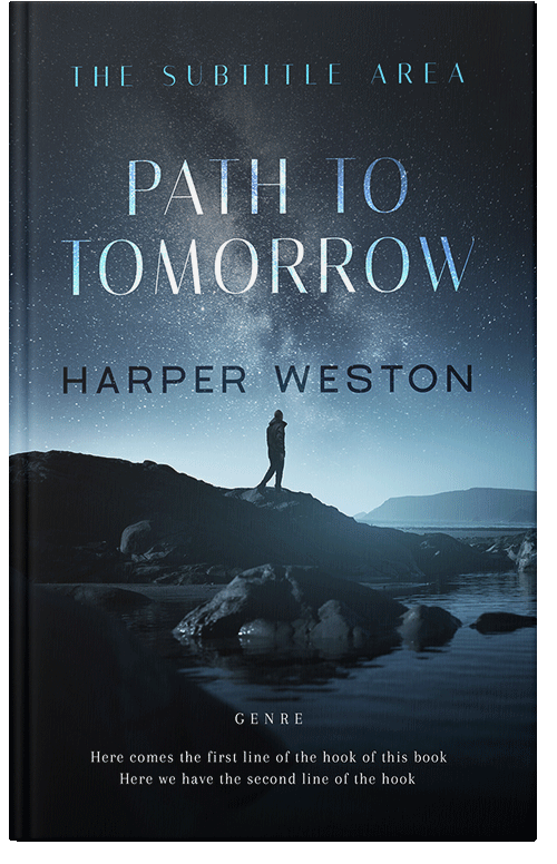 Front view of Mirage #23208 - Premade Science Fiction Book Cover