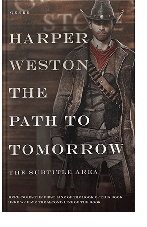 Pre Made Book Cover English Walnut