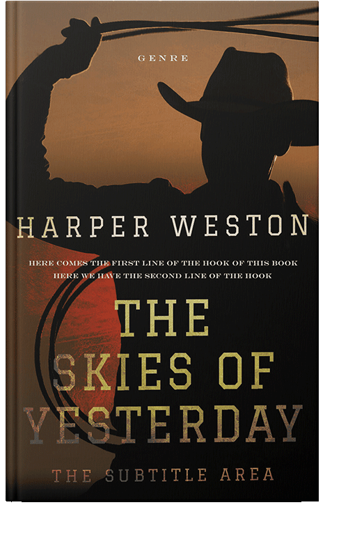 Front view of Eternity #23215 - Premade Action & Adventure Book Cover