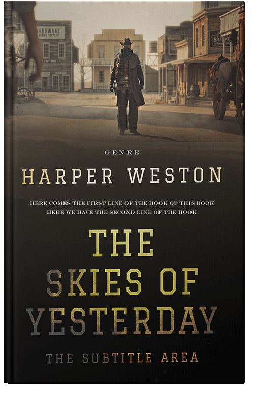 Front view of Premade Historical Book Cover - Zeus