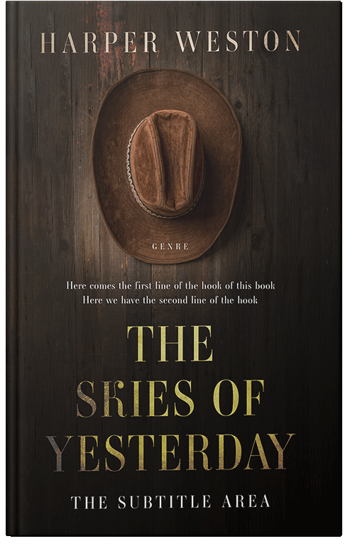 Front view of Night Rider #23220 - Premade Action & Adventure Book Cover