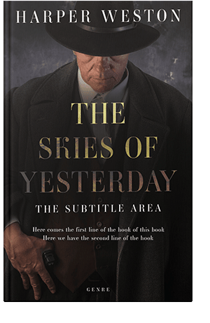 Pre Made Book Cover Cod Gray