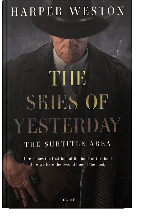 Front view of Cod Gray #23221 - Premade Mystery & Thriller & Suspense Book Cover