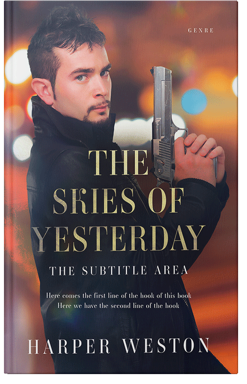 Front view of Antique Brass #23223 - Premade Mystery & Thriller & Suspense Book Cover