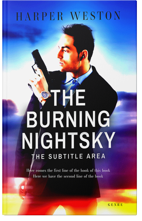 Front view of Coffee Bean #23226 - Premade Mystery & Thriller & Suspense Book Cover