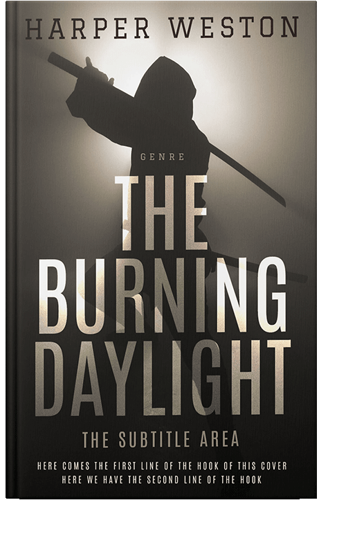 Front view of Soft Amber #23234 - Premade Fantasy Book Cover