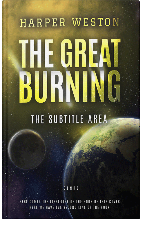 Front view of Tacha #23237 - Premade Apocalyptica Book Cover