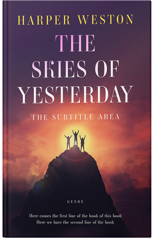 Front view of Premade Self-Improvement & Self-Help Book Cover - Copperfield