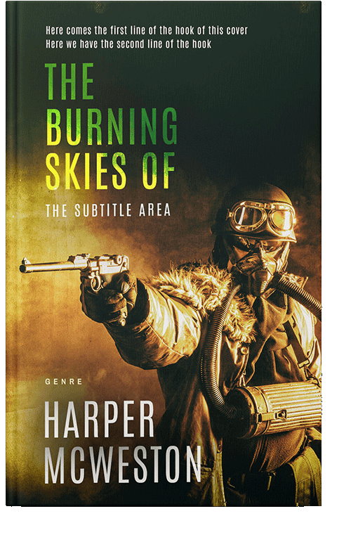 Front view of Black Olive #23244 - Premade Apocalyptica Book Cover