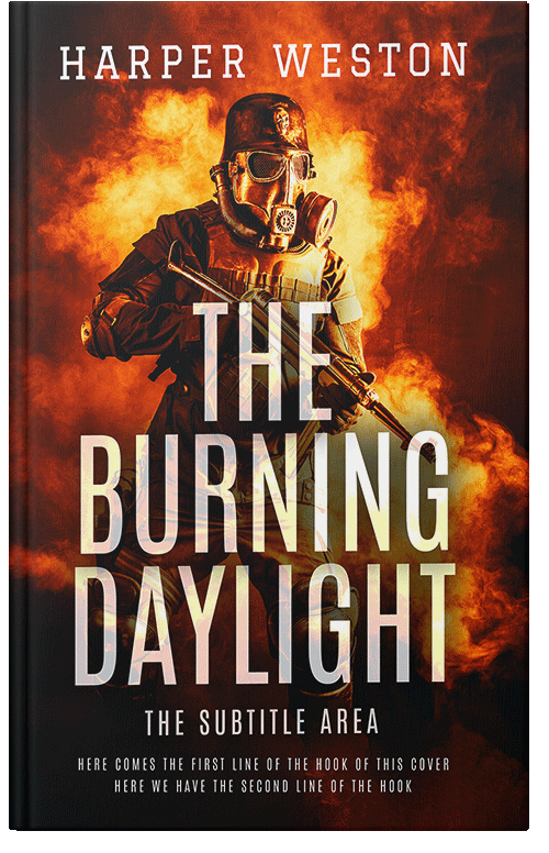 Front view of Premade Apocalyptica Book Cover - Porsche