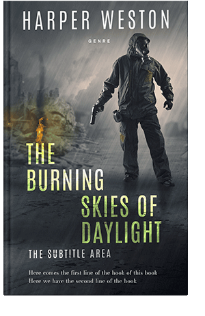 Pre Made Book Cover Outer Space